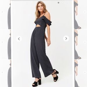 Pinstripe Jumpsuit